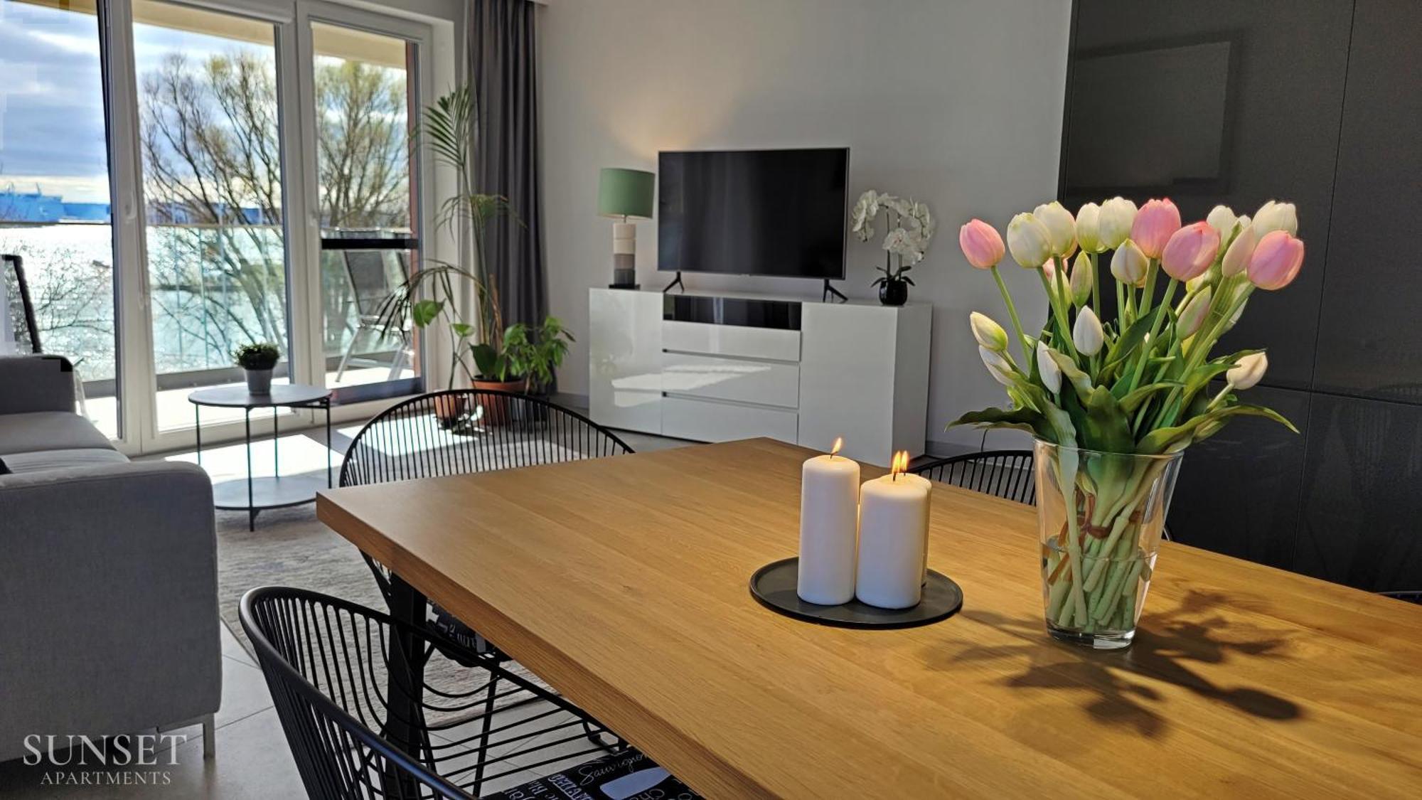 Sunset Apartments - Flotylla. Widok Na Port + Parking. 斯维诺乌伊希切 外观 照片